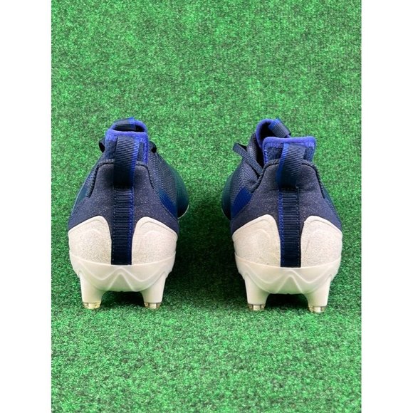 Adidas Adizero Scorch 2 Navy Blue & White Football Cleats‎ Mens Size 11.5 GZ0404 main image 8